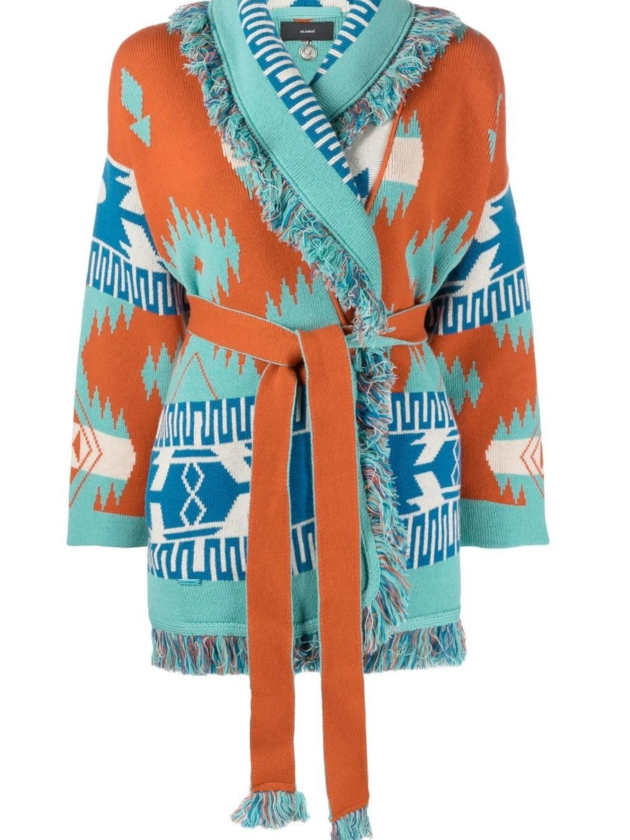 Cheap cardigan jacquard Lily Women Tiger Alanui Icon 0725